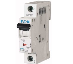 Выключатель автоматический модульный 1п C 32А 6кА PL6-C32/1 EATON