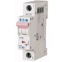 Выключатель автоматический модульный 1п C 4А 6кА PL6-C4/1 EATON
