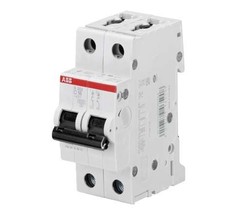 Выключатель автоматический модульный 2п C 6А 6кА S202 C6 ABB