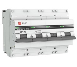 Выключатель автоматический модульный 4п C 100А 10кА ВА 47-100 PROxima EKF