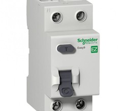 Выключатель дифференциального тока (УЗО) 2п 25А 10мА тип AC EASY9 Schneider Electric