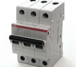 Выключатель автоматический модульный 3п C 63А 4.5кА SH203L C63 ABB