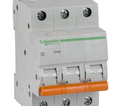 Выключатель автоматический модульный 3п C 10А 4.5кА BA63 Домовой Schneider Electric