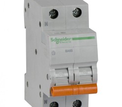 Выключатель автоматический модульный 2п (1P+N) C 20А 4.5кА BA63 Домовой Schneider Electric