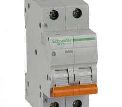 Выключатель автоматический модульный 2п (1P+N) C 40А 4.5кА BA63 Домовой Schneider Electric