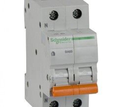 Выключатель автоматический модульный 2п (1P+N) C 50А 4.5кА BA63 Домовой Schneider Electric