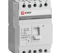 Выключатель автоматический 3п 125/25А 25кА ВА-99 PROxima EKF